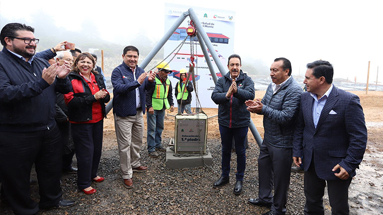 Colocan Primera Piedra Del Nuevo Centro De Salud En Mineral Del Monte