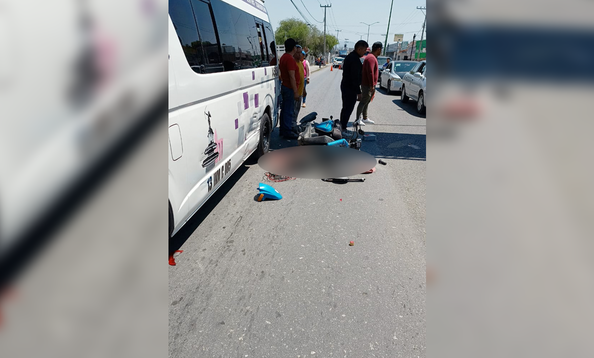 Accidente de tránsito deja motociclista lesionado en Ixmiquilpan