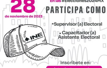 Convoca INE a ciudadanía a participar en próximo proceso electoral