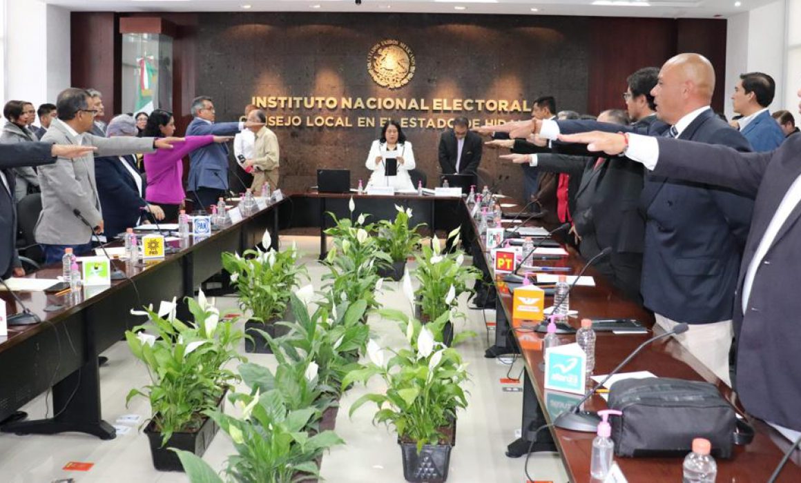 Instala INE Hidalgo Consejo Local rumbo a Proceso Electoral Federal 2024