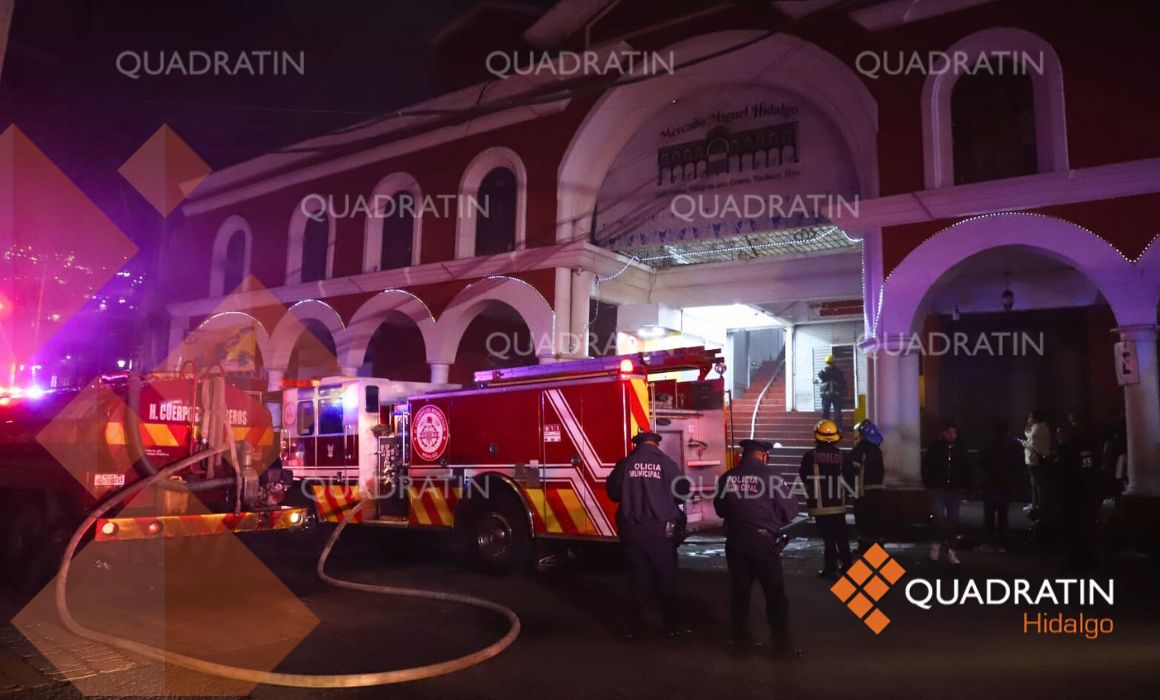 incendio Mercado Miguel Hidalgo