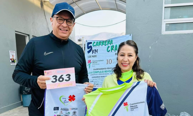 Convocan a carrera con causa en Pachuca, organiza Craneosinostosis México