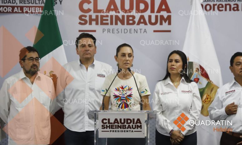 Desconoce Claudia Sheinbaum, conflicto entre Morena y PT en Hidalgo