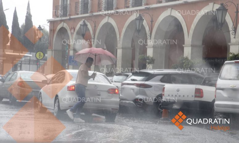 Se esperan lluvias fuertes y posible caída de granizo en Hidalgo