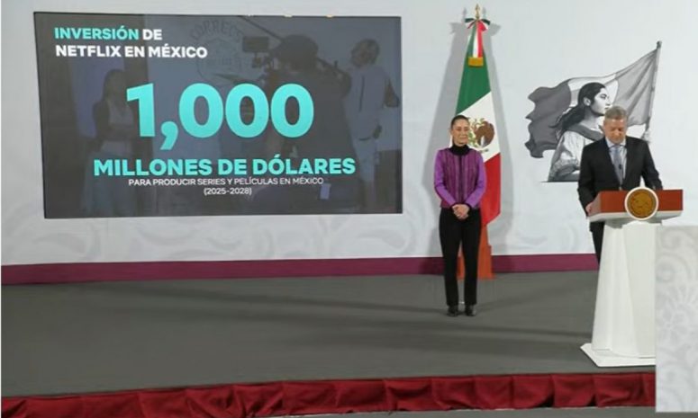 Anuncia Netflix inversión de mil mdd en México para los próximos 4 años