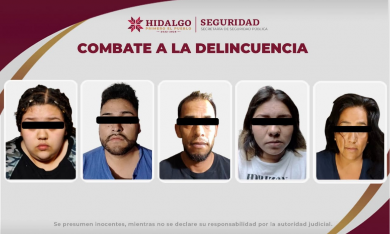Detienen a 5 y decomisan droga en 3 municipios de Hidalgo