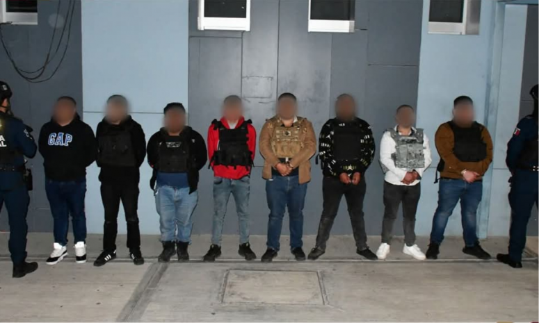 Confirman detención de 8 sujetos vinculados con doble homicidio en Tula