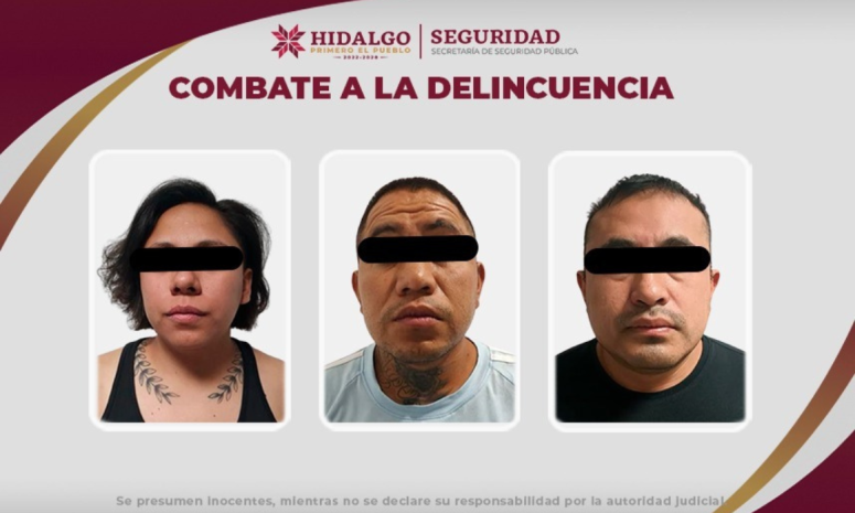 Detienen a banda dedicada a la extorsión de negocios en Hidalgo