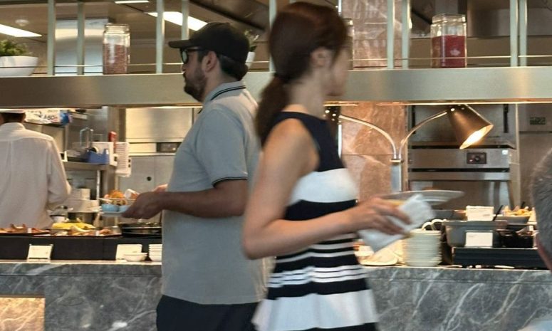 Captan a Andy desayunando en exclusivo hotel de Tokio