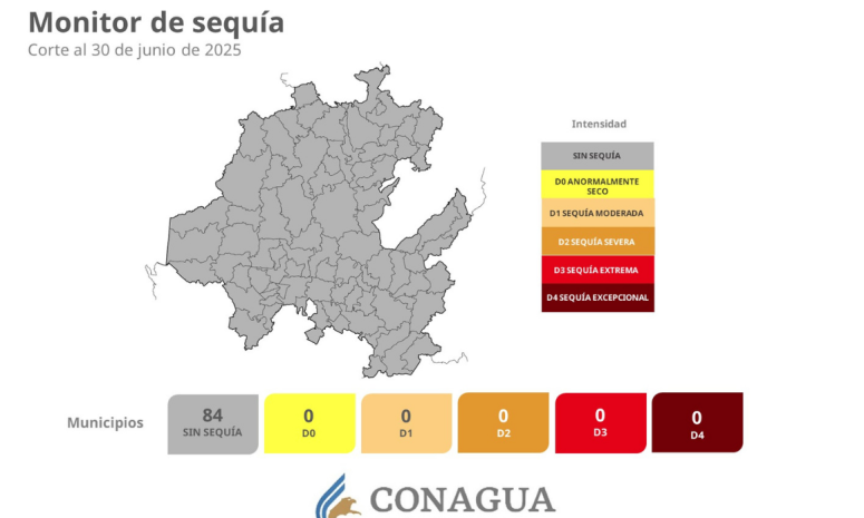 Hidalgo se encuentra libre de sequía; reporta Conagua