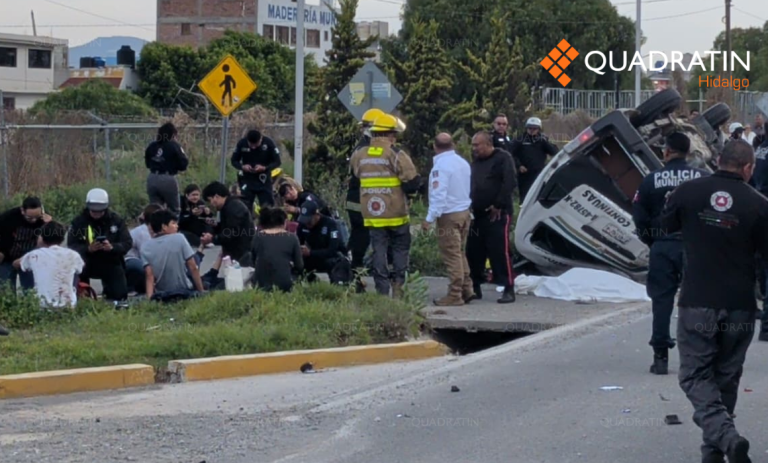 Accidente en el bulevar Minero deja un muerto y 17 heridos