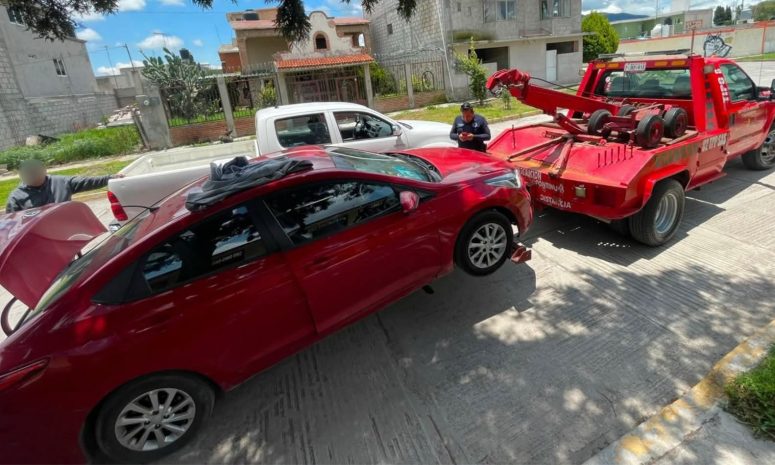 Aseguran 64 vehículos por dar transporte sin autorización en Hidalgo