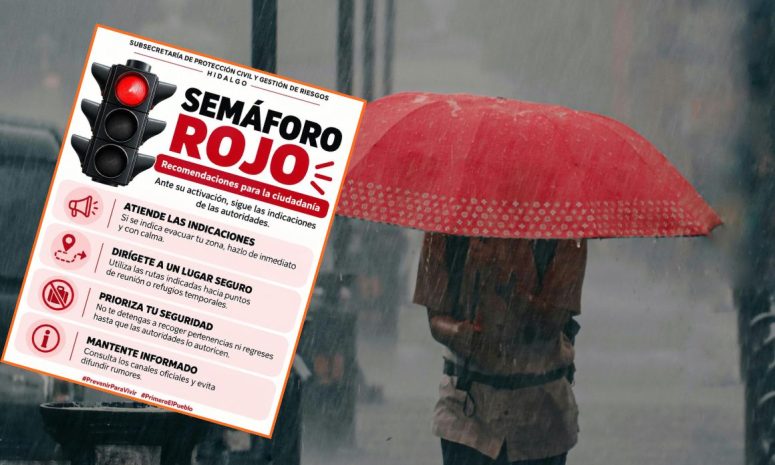 Seguirá lloviendo en Hidalgo; alertan por deslaves e inundaciones