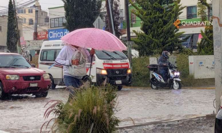 Frío y lluvias en Hidalgo este domingo; riesgo de deslaves y derrumbes