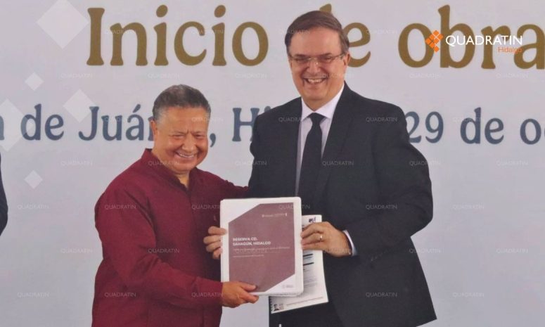 Ebrard recibe otra propuesta industrial de Hidalgo