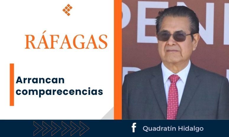Ráfagas: Arrancan comparecencias